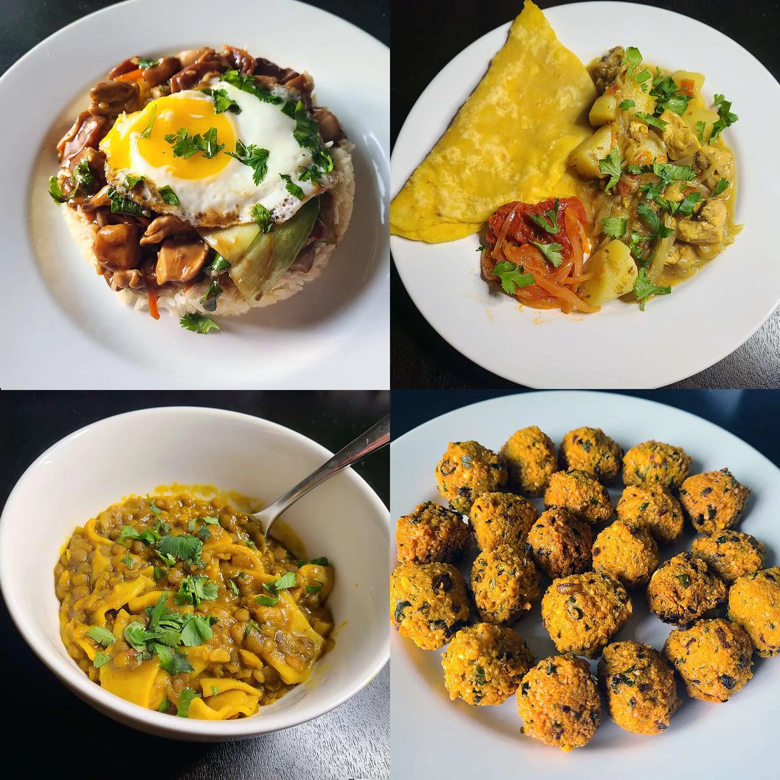 Creole food in La Gaulette
