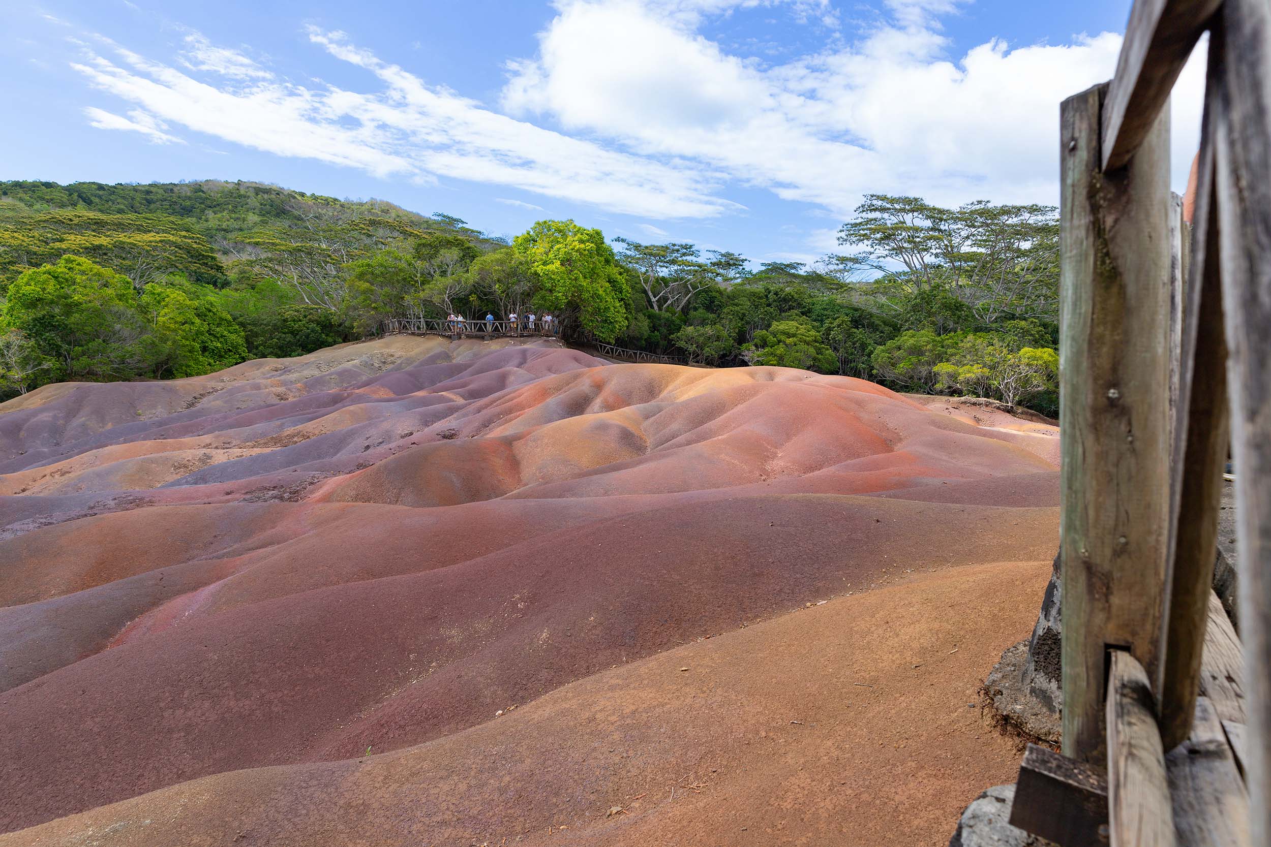 The Seven Coloured Earth dunes