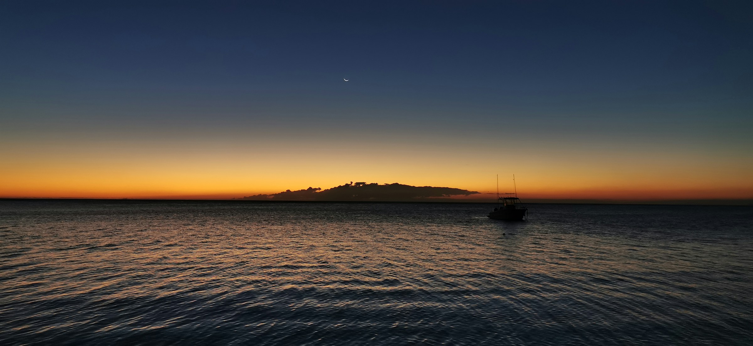 Sunset cruise sailing the west coast